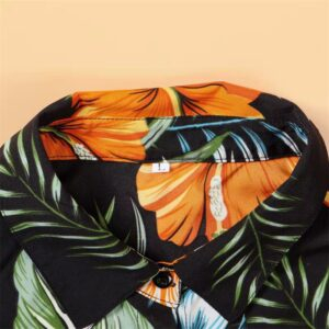 Hawaii Floral Print Family Matching Outfit - Image 11