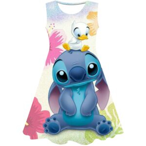 Kids Girls Stitch Summer Dress - Image 17