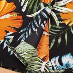 Hawaii Floral Print Family Matching Outfit - Image 13