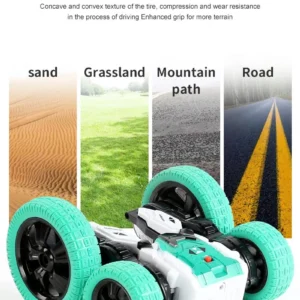 Remote Control Double Sided Stunt Car Toy - Image 7