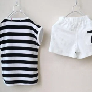 Black Stripe Mother Daughter Matching Outfit - Image 6