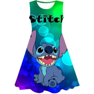 Kids Girls Stitch Summer Dress - Image 14