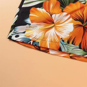 Hawaii Floral Print Family Matching Outfit - Image 16