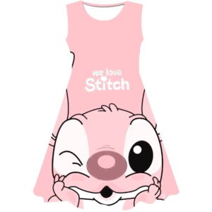 Kids Girls Stitch Summer Dress - Image 12