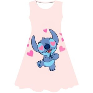 Kids Girls Stitch Summer Dress - Image 9