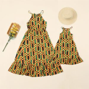 Stylish Summer Mommy and Daughter Dress - Image 9