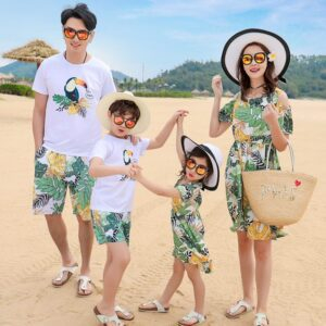 Green Tropic Family Matching Set - Image 4