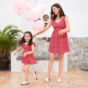 Buy Polka Dot Mother Daughter Dress I Family Matching Outfit