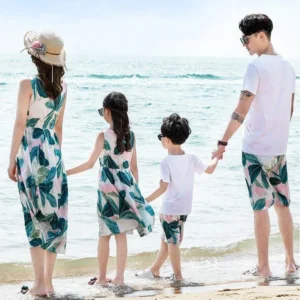 Family Floral Beach Outfits - Image 3