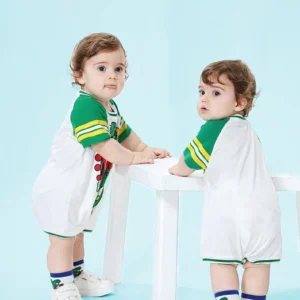 Dino Print Baby Onesie - Image 3