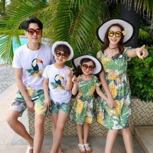 Green Tropic Family Matching Set - Image 3
