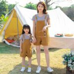 Green Striped Family Matching Outfits - Image 3