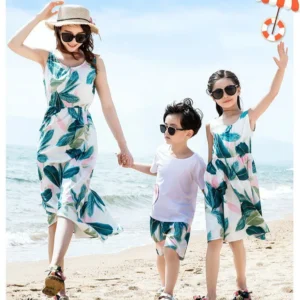 Family Floral Beach Outfits - Image 6