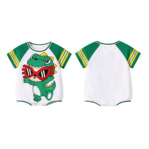 Dino Print Baby Onesie - Image 13