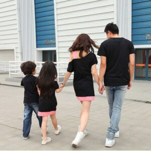 Sleek Onyx Matching Family Top - Image 3