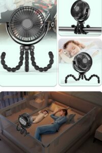 Portable Octopus Baby Fan - Image 9