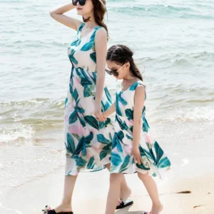 Family Floral Beach Outfits - Image 8