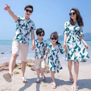 Buy Feather Print Blue Family Outfit I Family Matching Outfit