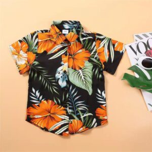 Hawaii Floral Print Family Matching Outfit - Image 8