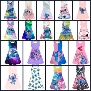 Buy Kids Girls Stitch Summer Dress I Girls Summer Outfit