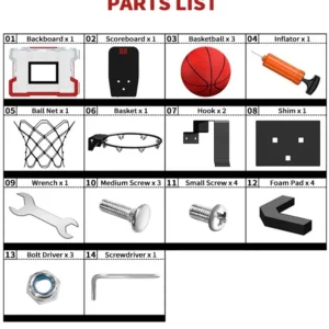 Kids Foldable Basketball Hoop Toy - Image 12