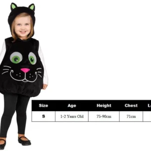 Halloween Cartoon Cat Cute Outfit - juniorhaul