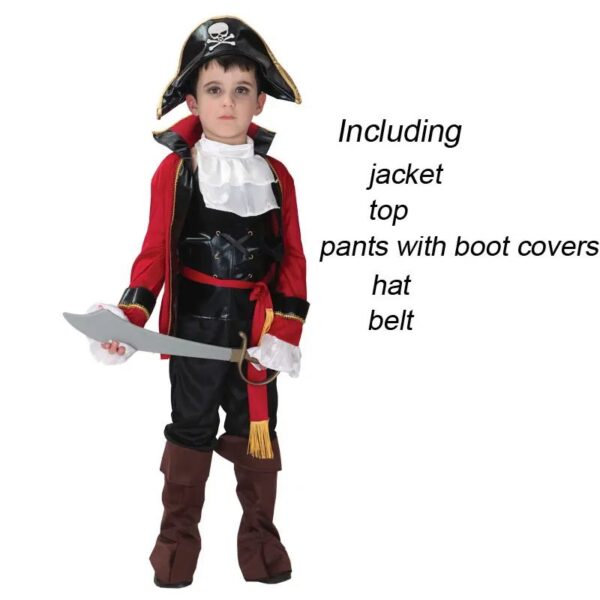 Kids Pirate Costume Overall