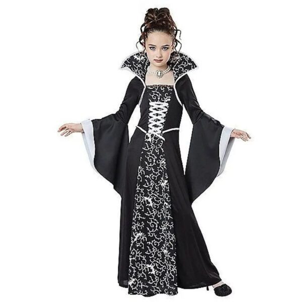 Vintage Court Princess Vampire Costume for Little Girls
