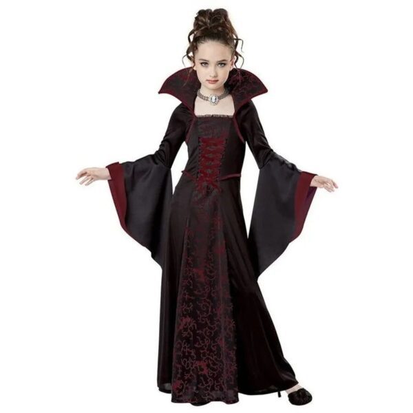 Vintage Court Princess Vampire Costume for Little Girls