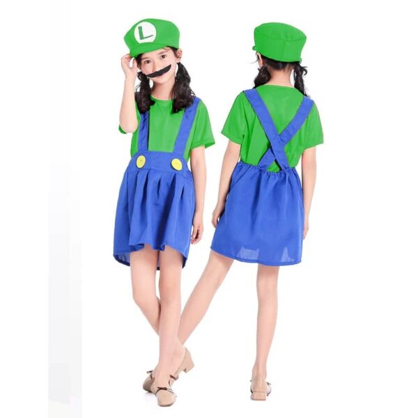 Kids Girls Super Mario Family Matching Outfits