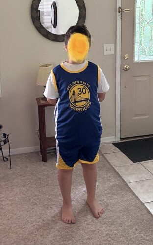 Kids Warriors Jersey I 2PCs Basketball Outfit photo review