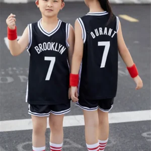 Kids Brooklyn Nets Jersey I 2PCs NBA Outfit - Image 5