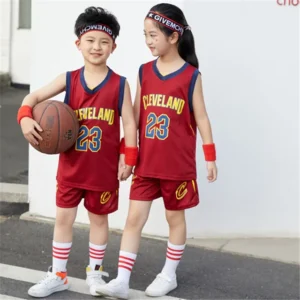 Kids Cleveland Cavaliers Jersey I 2PCs NBA Outfit - Image 6