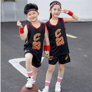 Kids Cleveland Cavaliers Jersey I 2PCs NBA Outfit - Image 7