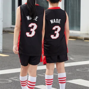 Kids Miami Heat Jersey | 2PCs NBA Outfit - Image 4