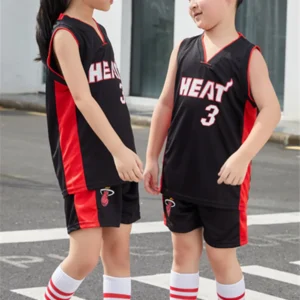 Kids Miami Heat Jersey | 2PCs NBA Outfit - Image 6