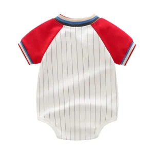 All-Star Baby Baseball Romper - Image 3