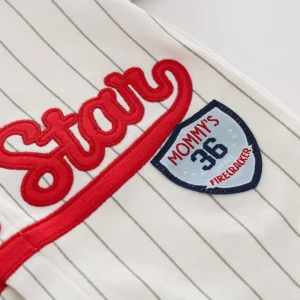 All-Star Baby Baseball Romper - Image 4