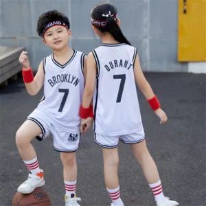 Kids Brooklyn Nets Jersey I 2PCs NBA Outfit - Image 6