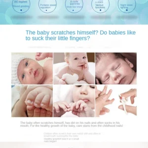 Baby Electric Nail Trimmer I Safe & Effortless Nail Care - Image 8