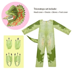 Kids Dinosaur Costume – Dilophosaurus Jurassic Costume - Image 11