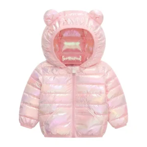 Kids Shiny Down Jacket - Image 16