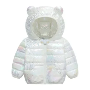 Kids Shiny Down Jacket - Image 18