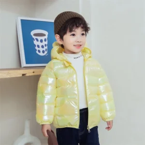 Kids Shiny Down Jacket - Image 12