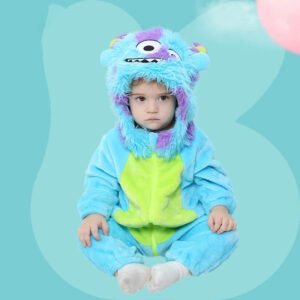 Baby Three Eye Monster Jumpsuit - Unisex Baby Outfit