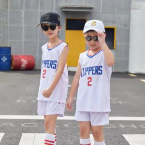 Kids LA Clippers Jersey I 2PCs NBA Outfit - Image 6