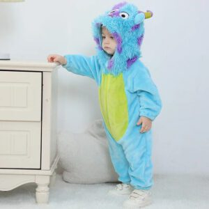 Baby Three Eye Monster Jumpsuit - Image 4