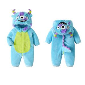 Baby Three Eye Monster Jumpsuit - Image 5
