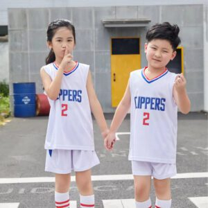 Kids LA Clippers Jersey I 2PCs NBA Outfit - Image 8