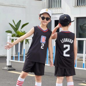 Kids LA Clippers Jersey I 2PCs NBA Outfit - Image 3